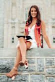 These shoes are super comfy, not to high to walk in. I love love love the rose gold and I wore these in my graduation pictures. They are perfect accent to any dress. I would definitely recommend them to a friend or even buy another pair in a different color! They were perfect! - Kelsey R.