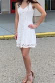 Fits well! Wore for my graduation. Had to get a small bc xs was sold out but it still fit. - Kyra F.