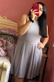I bought this dress for my 16 yrs old niece, perfect fit , my niece loved it! I love that the dress has lining (not need to wear a bra). It needs to be pressed. - Luz