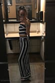 I'm obsessed with this piece! The pants run long and a little tight in the waist but it's still elastic so it's still easy to get on and off regardless of the tight factor. 10/10 would buy again. This piece makes you feel good wearing it :) - Marisa S.