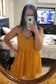 Super cute and flowy dress. It's adjustable so that's a plus because it did feel a little big on the top. - Sarah S.
