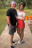 I bought this with a red and white mini skirt (also from Lulus) and love it! I got so many compliments! - Ashley S.