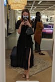 It's true to size. It's comfortable and sexy. The quality is good. And fits well tall girls. - Irina N.