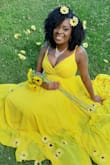 The dress was good quality and beautiful. I wore it for my birthday. The zipper snagged a little due to random thread and the dress doesn't stretch so be careful with size. Mine fit perfect and overall I loved it. - Ashlee J.