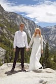 Coronavirus cancelled our wedding, so we decided to get hitched at a national park! This dress was a perfect last minute solution. I'm 5'7" and the length of the dress was perfect, didn't need it altered. It even survived being rolled up in a backpack for 3 hours before this photo was taken haha. Definitely a good quality dress and would recommend! - Brianna L.