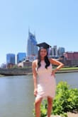 I bought mine for graduation pics and loved it! I ordered a medium and it was a little loose from the top, but overall it looked great. - Stephany O.