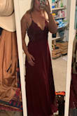 Ordered as a bridesmaid dress for my friends wedding and it is absolutely PERFECT!! They come long but it'll be perfect with a heel and the material is so soft and comfortable. Probably going to use it for a future photoshoot! - Sarah N.