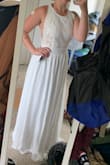 Bought this for my bridal shower and I can't even explain how blown away I am it is so perfect. The length is perfect the fit Is perfect and it's so comfortable. Love!! - Sarah N.