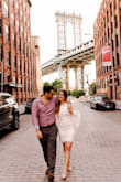 I got this dress to take engagement photos in and was not let down! The material is really nice! It fit great and I was able to move all around in it. My favorite part of this dress though was it's sleeves! I look forward to wearing it for another one of my wedding events! - Kaley D.