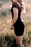 Bought this dress for my graduation and it was perfect. I will wear this again because it's so versatile. I normally wear a size 4 and a size small was perfect. - Rebecca K.