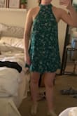 Such a cute and comfortable dress! I am shorter so I would recommend a smaller size if you are shorter but otherwise it is really fattening and pretty. - Sydney P.