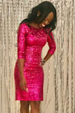 I LOOOVE THIS DRESS! Fits perfectly. If I were reincarnated into a dress, it would be this dress! The pink is perfect! - Leslie M.