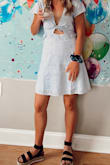 This dress fit perfect! Obsessed with it - Haley R.