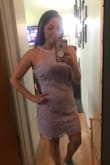 I loved it! I'm almost 5'1". 130lbs and have had two kids (mom belly) I was worried about it not fitting but it was perfect. I'm glad I didn't order the small (which the sizing said I should have) - Samantha T.