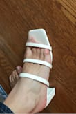 I wear a 6 all the time in miles and Lulus shoes in general and these were easily a size too large - Emily R.