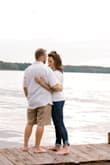 I needed a Jean with a little extra for my engagements and these definitely took the cake. I love the frayed and graded hem! Just the right amount of stretch and even after walking around the property for a while, they didn't get loose and baggy. - Hannah M.