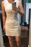 I love this dress but I bought it to wear to a wedding and it is basically so light blue that it looks white. :( - Kelsea G.