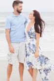 The dress was a little big in the bust area, but it's the perfect beach dress! Great for engagement pictures or a beach wedding. It flows perfectly with the beach breeze. Love this dress! - Kristyn P.