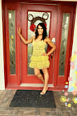 I wore this to a surprise birthday party in Orlando and it was a hit. It is true to size. Strapless bra is perfect with this dress. The yellow popped. - Tasha Y.