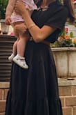 Love this dress!!! I had to wear it with a belt and a tank underneath. I am a size 32a in bra so the dress hung a little. The belt fixed it and it was super cute. - Shira C.