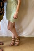 I love these heels! I'm not a heel person, so at first thought they would feel really high! But they weren't bad! I wore them for probably 5 hours during my bridal shower and the only reason they hurt my feet was because I never wear heels. The shoes themselves were so comfortable! Can't wait to wear again! - Sara R.