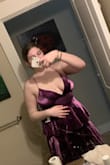 This dress fits me well and looks quite beautiful. Because of the open split it does bring a lot of attention to my bust, which I'm not opposed to! The strap material is a bit uncomfortable but not that bad. I need to try and adjust the straps to help keep my bust up because i found they do droop a bit if you don't. Overall super cute, a keeper, took a long time to get here because of corona - Izabelle S.