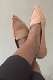Nice everyday flats for work. My feet are a little narrow so there's some space at the sides but I think a 71/2 would have been too small! - Simone Q.