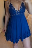 It's pretty. But felt more beach type and not so much out in town to me. Breasts actually stay in there pretty nicely and mine are not the perky types. - Astrid G.