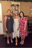 I work this dress for my bridal shower and it was PERFECT! I received so many compliments and it was long enough I didn't have to worry about flashing anyone during gift opening - Cierra A.
