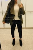I'm obsessed with this jacket. It's so soft and really good quality. It's a perfect for the fall - not too warm, but not too thin either. Easy to dress up or dress down. So glad I bought it! - Hannah C.