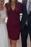 Love this dress! Fit perfectly and the color was beautiful for a fall wedding. - Grace B.