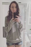 Do you ever see photos of clothing that makes you want to get it so you can have that exact look and vibe, but then when it arrives it doesn't look or fit the same as it did on the perfectly styled model? This is the opposite. It fits and looks exactly how I hoped it would. It washes well (no pilling so far!), is incredibly soft, and just looks so perfectly draped and effortless while still being super cute. Honestly contemplating buying a backup....because it's rare to find a piece this perfect! And also, as a tall gal, having sleeves that are LONG is perfection. - Kelsey D.