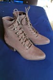 Super cute and comfy boots. I ordered them just because I liked them and would look great with my fall outfits. The only thing I'm not a huge fan off is the shoe seems a little pointy in the front for my liking. But overall, would buy again - Stefanie B.