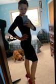 If you're looking for a dress that you can wear for a presentation or formal event, but still look super sexy, this is it! Great fit, highly recommend. - Mackenzie J.