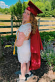 I absolutely LOVED the look of this dress. I just wore it for my graduation this weekend and I received so many compliments on it. It was super comfortable, I was able to stay in it all day with no problem! The open back really added something different to it. I would recommend this to anyone for multiple occasions it was so cute!! - Sophie H.