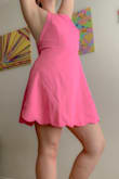Absolutely obsessed with this pink dress. The material is silky and super comfy. The length is perfect. It's not too short but also not too long. I could see this dress being worn for formal events or to a relaxed party. I can tell I'll get lots of wear out of this one. Mine came a little wrinkled but other than that, I love it. - Olivia L.