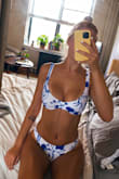 Love these bottoms! Perfect amount of coverage that would be appropriate for boating with friends or a family pool party. Very soft fabric, colors are vibrant. 

I ordered the XS and they fit well- not too tight, not too loose. They are also just super comfy so I don't see myself having to adjust or pick a wedgie very often wearing these. - Kay H.