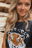I love this shirt...I've truly been living in it. Fits true to size and pairs perfect with some denim shorts. - Chelsea L.