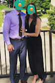 I bought this back in March and finally was able to wear it! I wore this to an outdoor wedding and got many compliments. It was 84 degrees and sunny so I was really worried I would be too hot but the material isn't heavy and was so comfortable. I do think it would be see-through in a color other than black, otherwise, I would have ordered it in another color as well! Overall I love it and I can't wait to wear it again! - Lauren G.