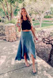 This skirt turned out to be better than I expected. Loved the fit and was super comfy. I got a lot of compliments on it. - Jillian F.