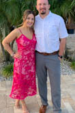 This dress was everything & more when I received it. So cute on & received so many compliments at every wedding I have wore it to. I think it fits great & isn't super tight. - Kourtney C.