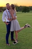 This dress was gorgeous! Holy cow. I don't normally wear plain dresses, but this was so modern, sophisticated, and beautiful. The length was perfect for a wedding. I loved twirling on the dance floor. - Meghan L.