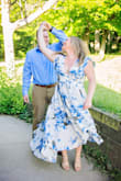 I LOVED this dress I ordered for my engagement photo shoot. The fabric was breathable, the design was great, and I loved the flowy bottom. VERY FLATTERING. The only issue is that I am a little blessed in the chest and this dress really accentuates cleavage. Boob tape was a must. - Andrea H.
