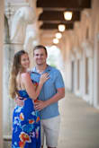 I wore this for my Palm Beach Engagement pictures. The colors were bright and vibrant in the pictures and the fit was extremely flattering. - Moriah G.