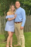 The dress was the perfect fit although the off the shoulder sleeves were sort of tight and itchy. I loved the color and the pattern. The dress was not too tight, it was perfect! - Cheyenne N.