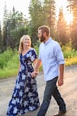 I wore this beautiful dress for my engagement photos and am so happy I bought it. I love that it can be dressed up or down to fit almost any occasion. - Becca L.