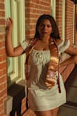 I used this dress for my graduation pictures and it was PERFECT! Just the right length and fit true to size. The material is not see through at all and it is super flattering. It's fitted enough to show your shape, but not too tight that it makes you uncomfortable. - Alexis E.