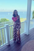 I received so many compliments on this dress! It was so so comfortable and I love how adjustable the straps were. Super flattering! I wore this on my bachelorette party last weekend! Must have! 
Runs a little large so size down! - Kaitlyn H.