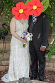 I wore this dress for our small summer garden wedding and got a lot of compliments on it and my husband said it was beautiful! I'm usually in between sizes medium and large and decided to go with a large based on the size chart. The fit was great, no alterations needed. - Josie H.