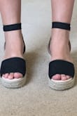 I love Lulus, and buy a lot of things from this site, but this purchase let me down. The sizing was too big, and I even chatted with a style expert to make sure I ordered the size best for me. The ankle straps are very thin and I feel like if I walked around for an hour they would tear. Also as other reviewers have written, and you can see in everyone else's pictures, the straps that connect the actual shoe to the ankle strap are very loose and go out. - Madison S.